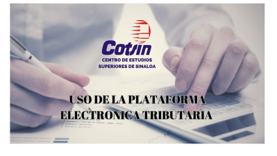 USO DE LA PLATAFORMA ELECTRONICA TRIBUTARIA