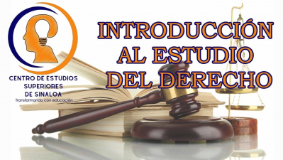 INTRODUCCIÓN AL ESTUDIO DEL DERECHO